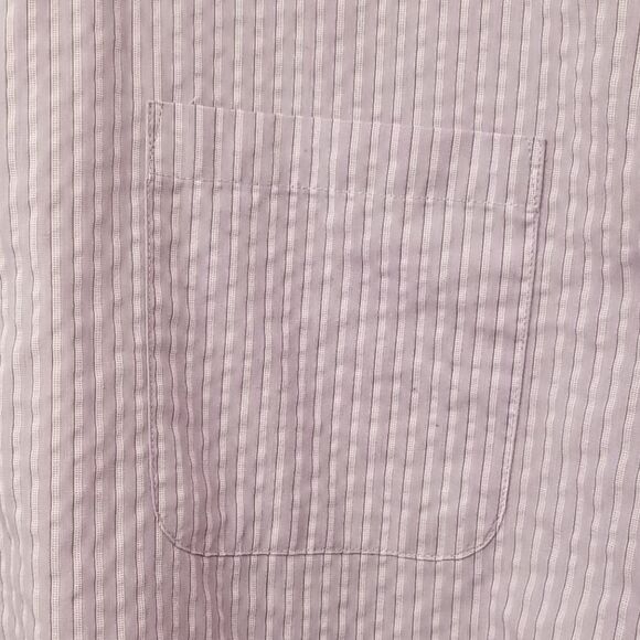 🎁5/$25 Geoffrey Beene Mens Dress Shirt Button Down 17.5 34/35 No Iron - Picture 3 of 8